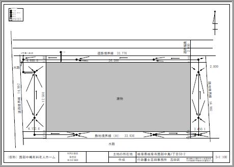 農地転用許可図面